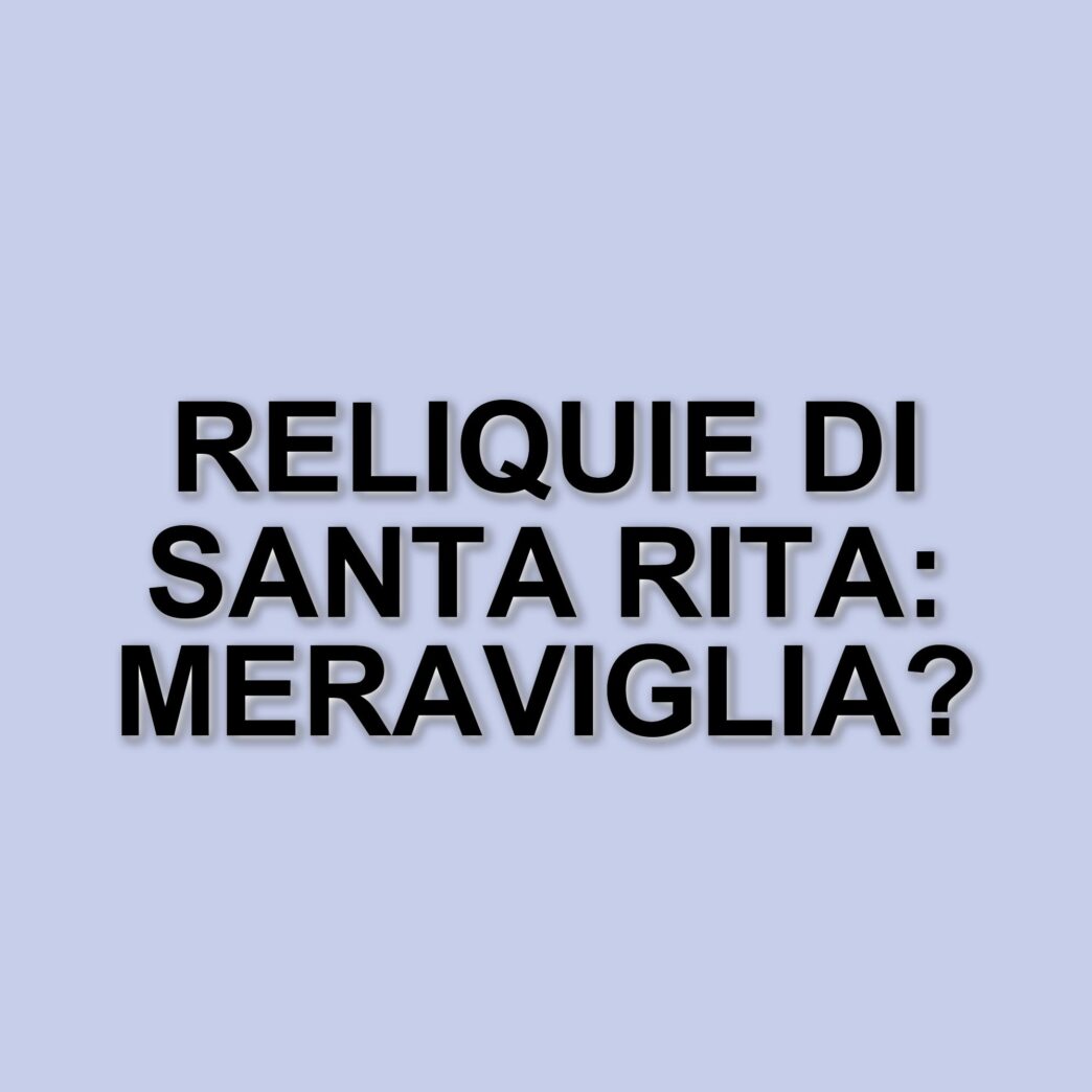 Settimana di preghiera al Santuario di San Salvatore in Lauro: arrivo delle reliquie di Santa Rita