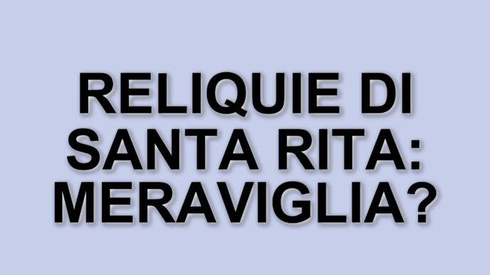 Settimana di preghiera al Santuario di San Salvatore in Lauro: arrivo delle reliquie di Santa Rita