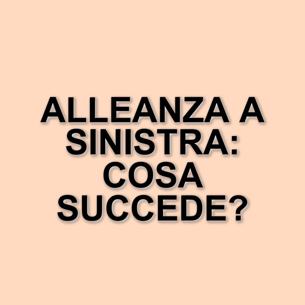 Sondaggi politici 2025: il progetto di alleanza a sinistra stenta a decollare