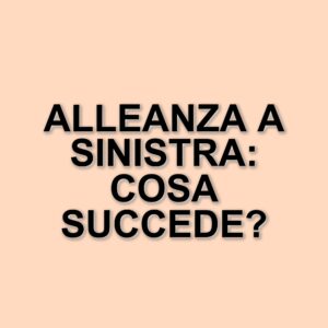 Sondaggi politici 2025: il progetto di alleanza a sinistra stenta a decollare