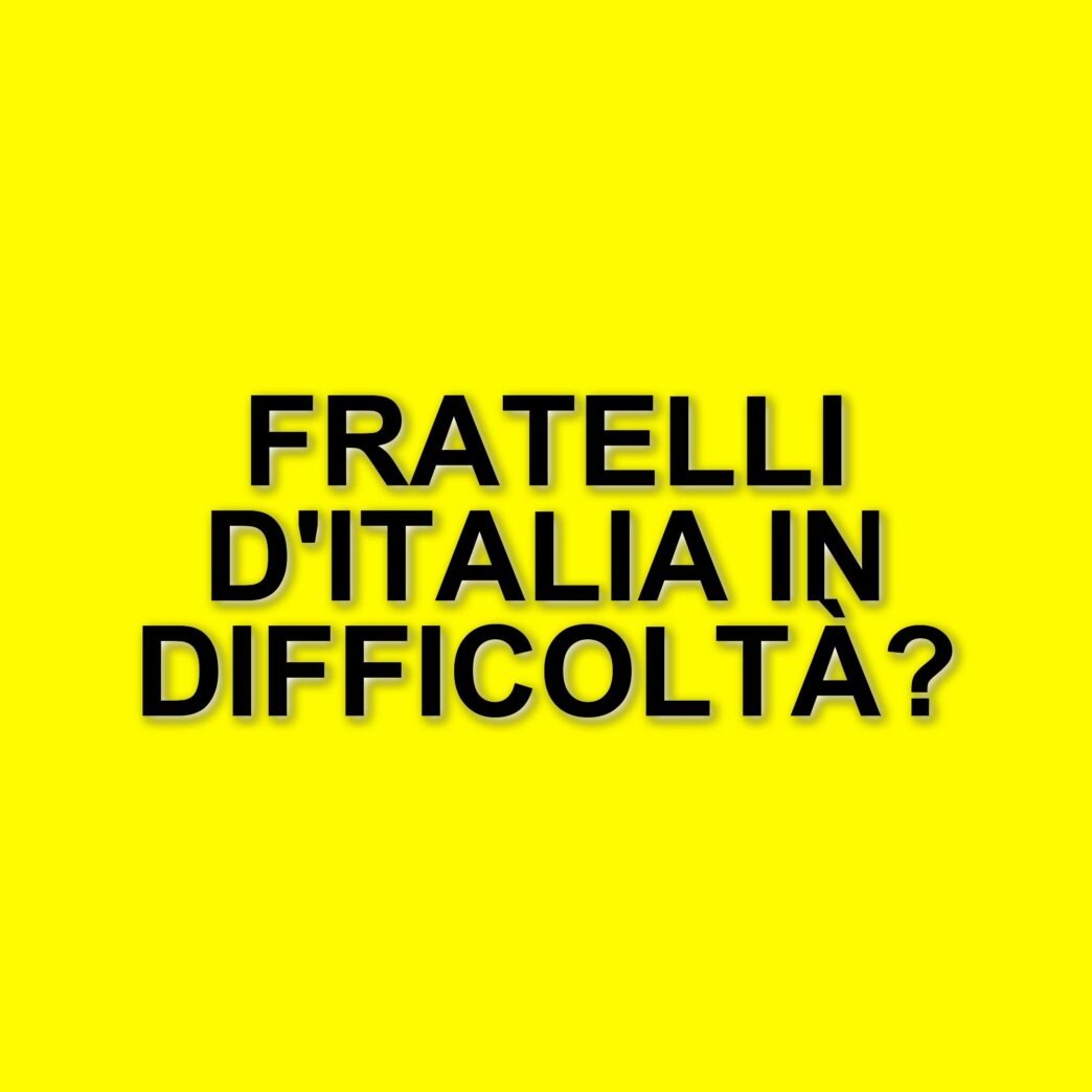 Sondaggi politici: Fratelli d'Italia in calo, il PD di Schlein recupera consensi