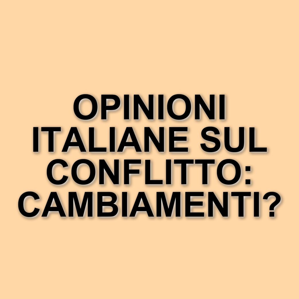 Sondaggio Euromedia: cambiamenti nell'opinione degli italiani sul conflitto in Ucraina e il ruolo dell'UE