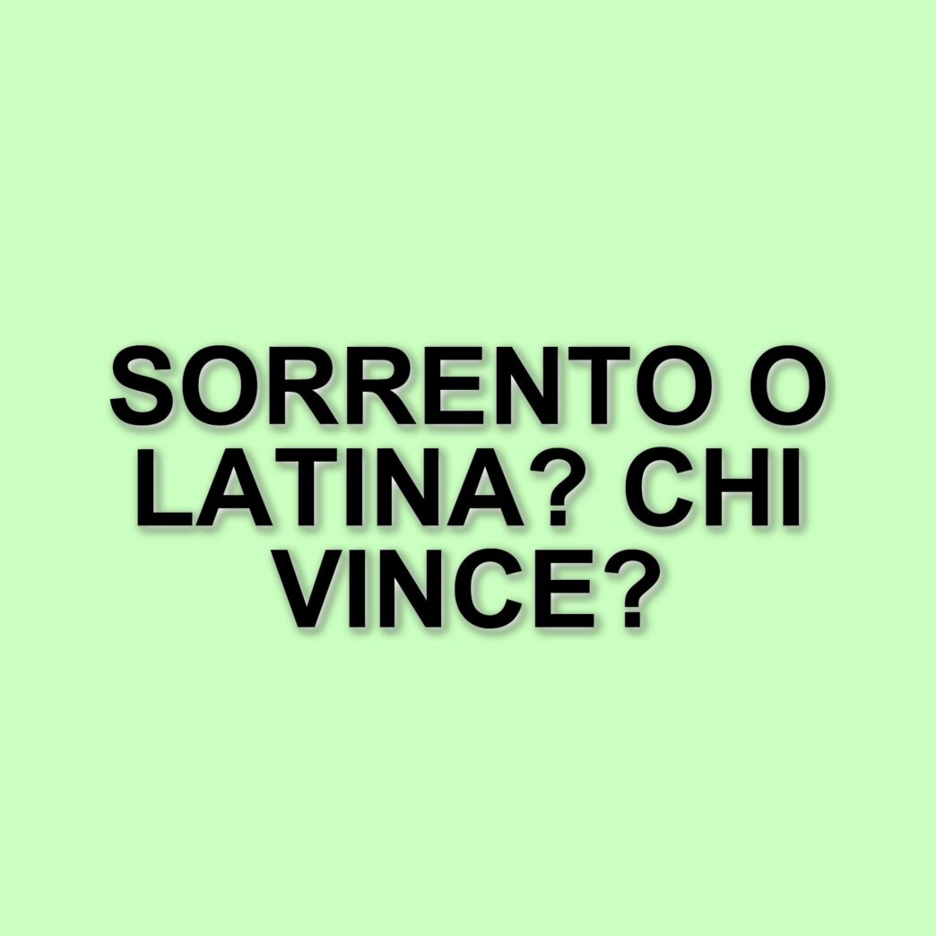 Sorrento e Latina si sfidano per la salvezza: diretta della partita di Serie C