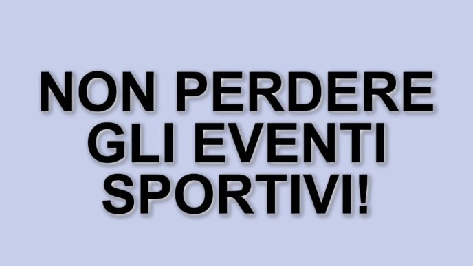 Sport in tv e streaming: gli eventi da non perdere lunedì 17 marzo 2025