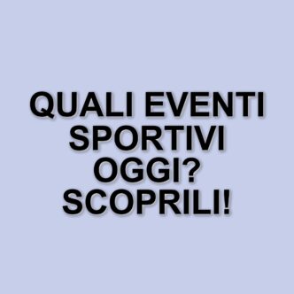 Sport in tv e streaming: gli eventi da non perdere oggi, 20 marzo 2025