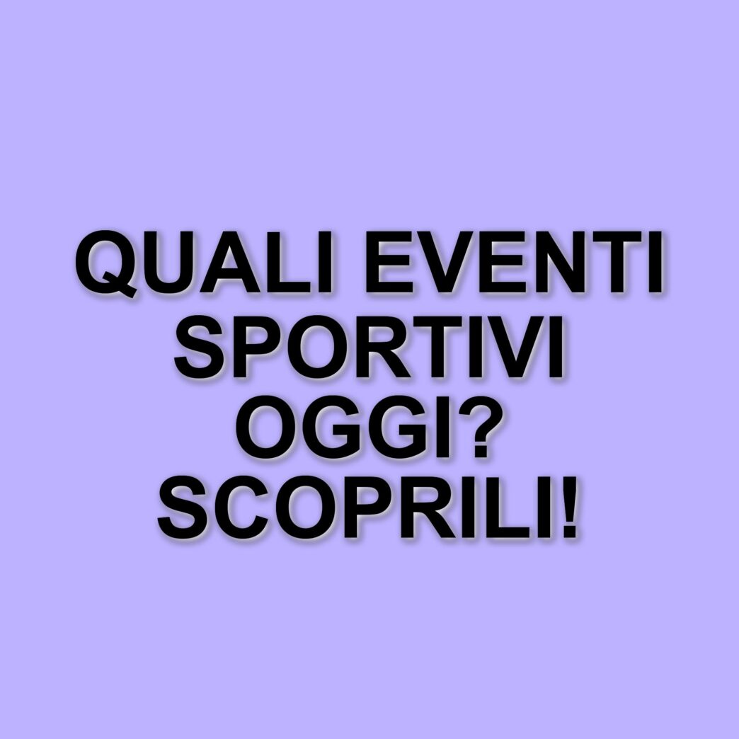 Sport in tv e streaming: gli eventi imperdibili di oggi, 21 marzo 2025