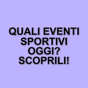 Sport in tv e streaming: gli eventi imperdibili di oggi, 21 marzo 2025