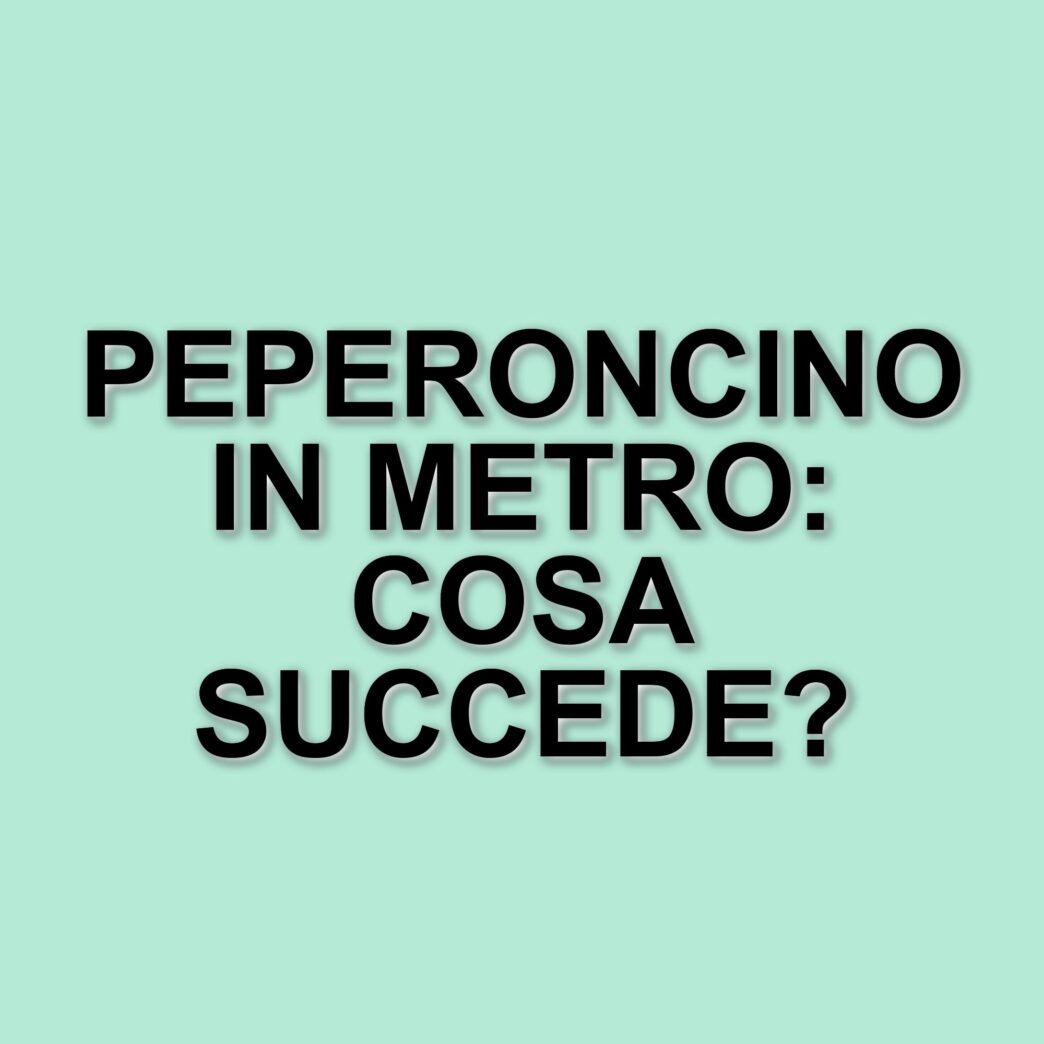 Spray al peperoncino in Metro A a Termini: intervento dei Carabinieri e ripercussioni sui passeggeri