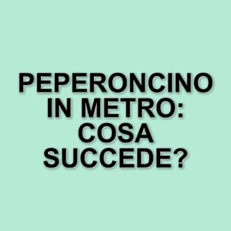 Spray al peperoncino in Metro A a Termini: intervento dei Carabinieri e ripercussioni sui passeggeri