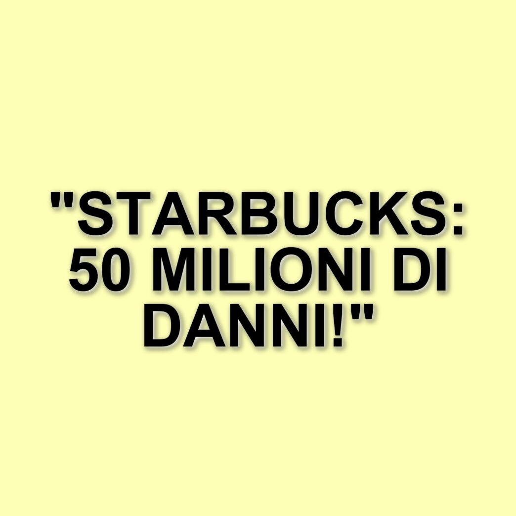 Starbucks condannata a risarcire 50 milioni di dollari per un incidente al drive-through