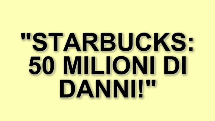 Starbucks condannata a risarcire 50 milioni di dollari per un incidente al drive-through