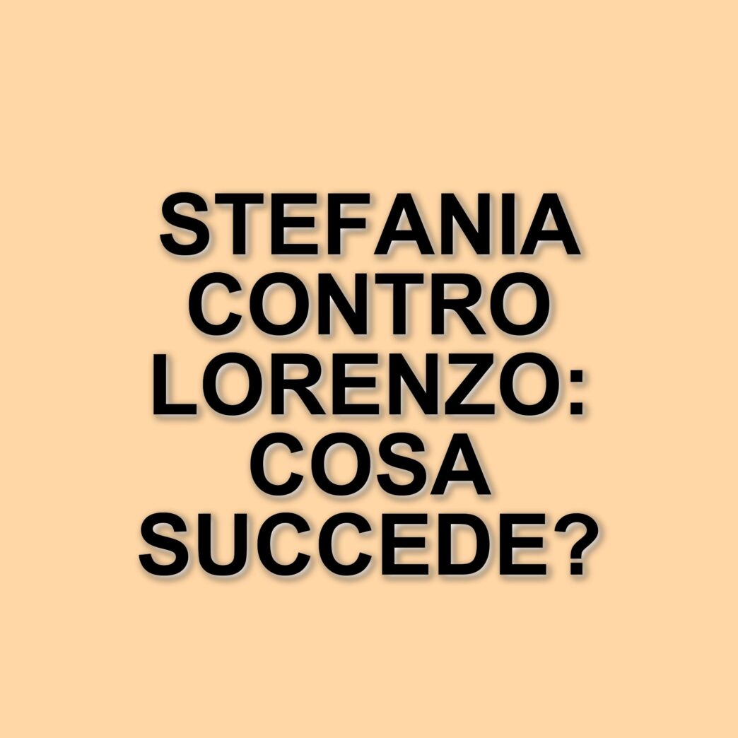 Stefania Orlando commenta i gesti controversi di Lorenzo Spolverato: polemiche e reazioni