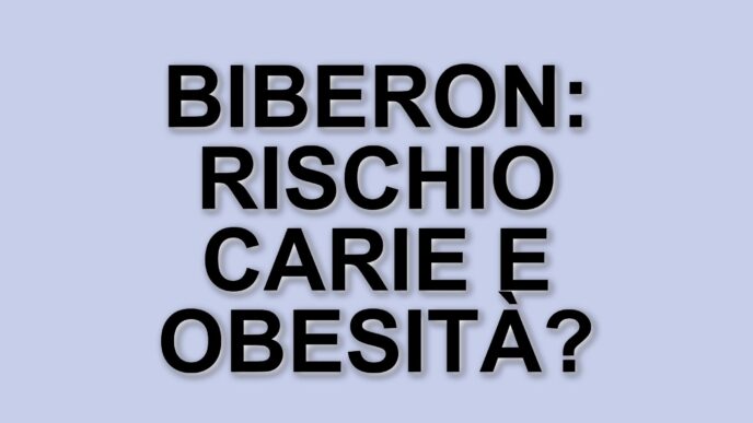 Studio australiano: l'uso prolungato del biberon aumenta il rischio di carie e obesità infantile