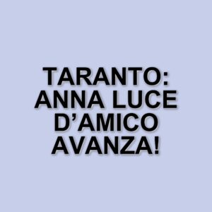 Taranto si prepara a una nuova era politica con la candidatura di Anna Luce D’Amico