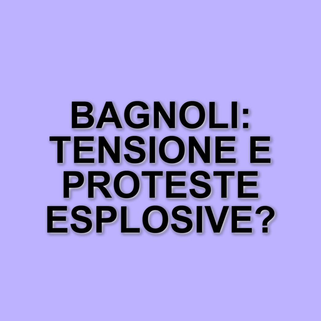 Tensione a Bagnoli: manifestazioni contro la Lega e la polizia