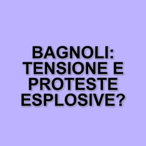 Tensione a Bagnoli: manifestazioni contro la Lega e la polizia