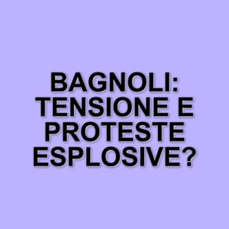 Tensione a Bagnoli: manifestazioni contro la Lega e la polizia
