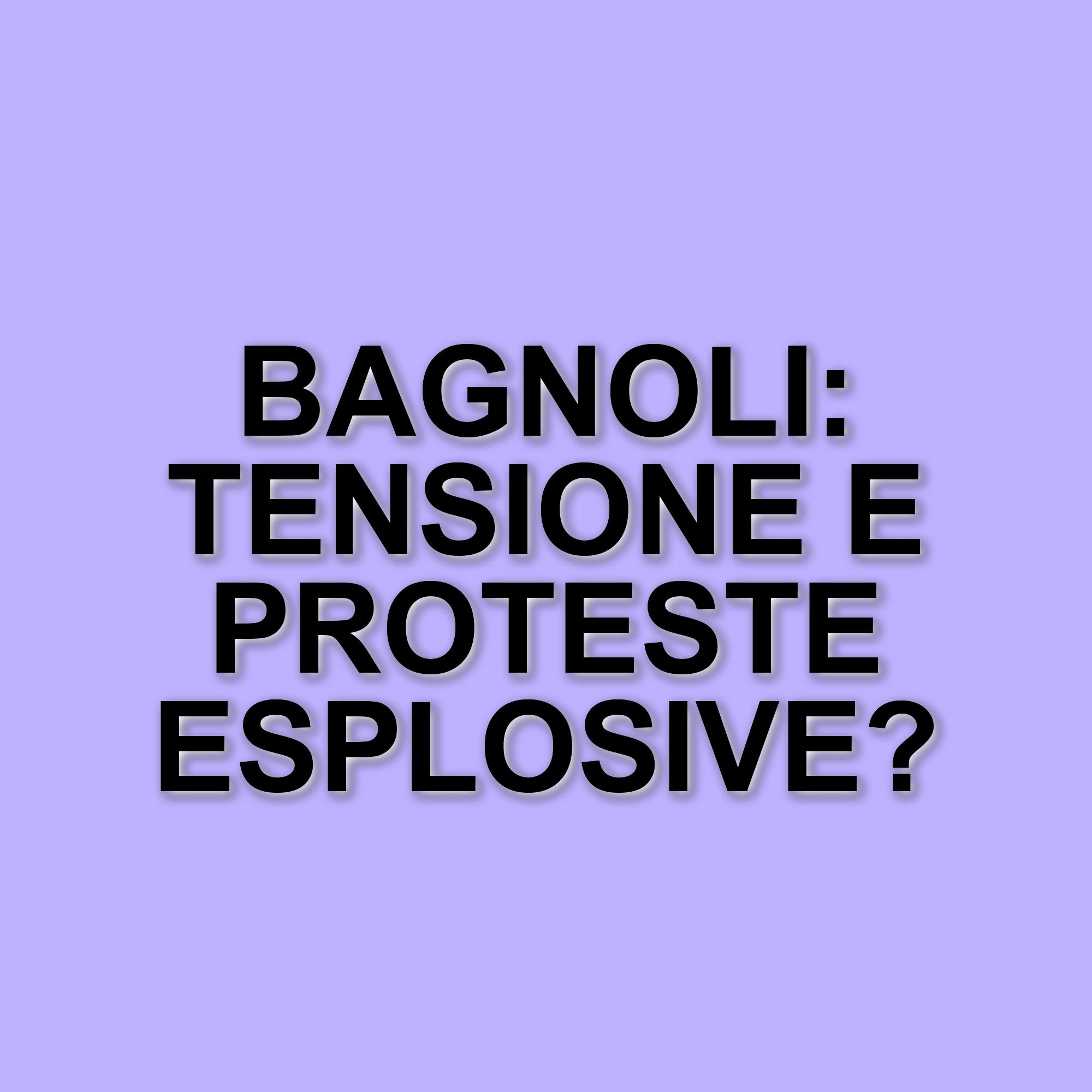 Tensione a Bagnoli: manifestazioni contro la Lega e la polizia