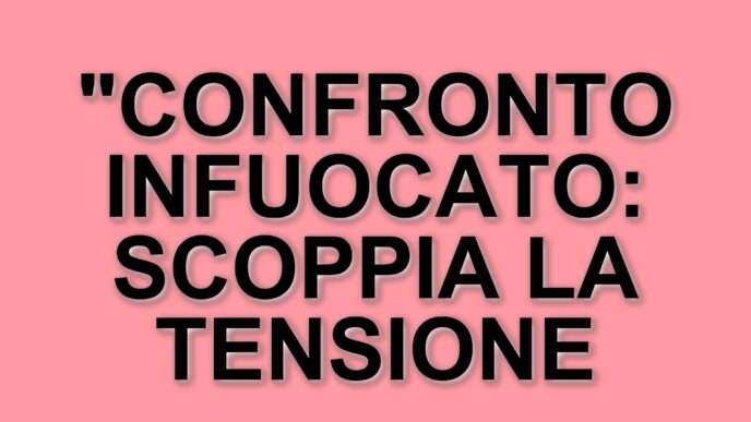 Tensione al Grande Fratello: Alfonso Signorini e Beatrice Luzzi in un acceso confronto