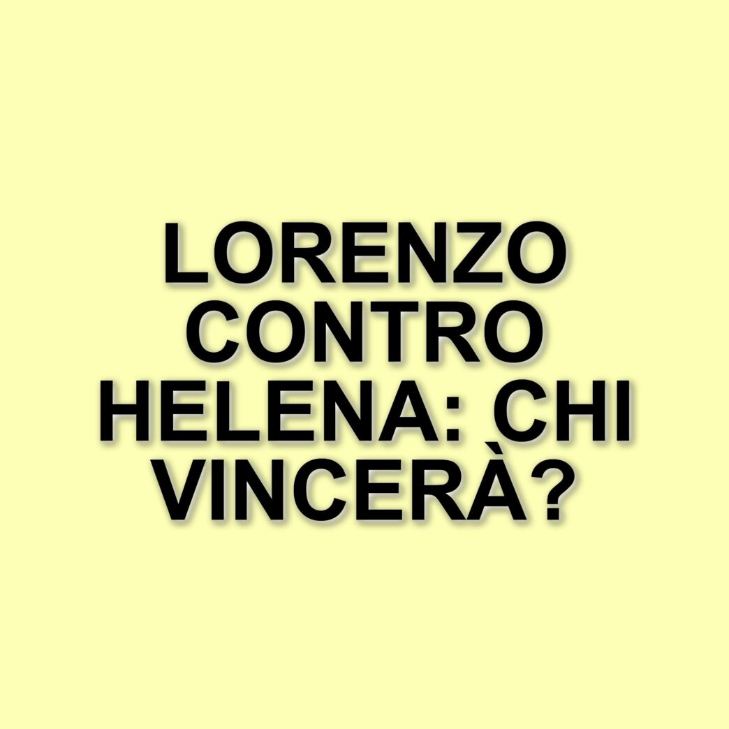 Tensione al Grande Fratello: Lorenzo Spolverato e Helena Prestes si scontrano in giardino