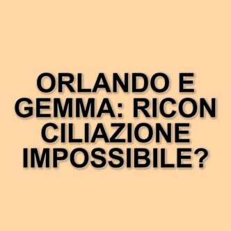 Orlando e Gemma: una tensione che persiste a "Uomini e Donne"