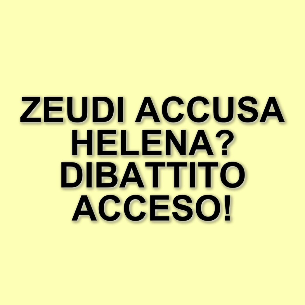 Grande Fratello: Zeudi di Palma punge Helena sul suo rapporto con Javier durante una conversazione