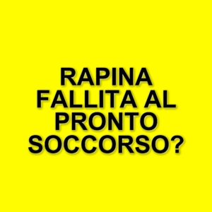 Tentata rapina al pronto soccorso dell’Umberto I: arrestato un ladro inesperto