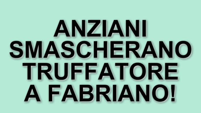 Tentata truffa a Fabriano: anziani smascherano un finto maresciallo e denunciano un 20enne
