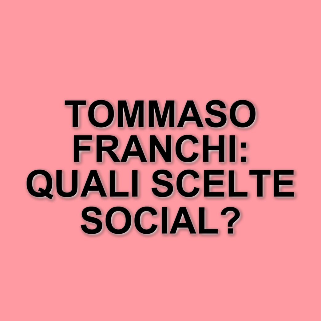 Tommaso Franchi: le sue prime scelte social dopo l'uscita dal Grande Fratello