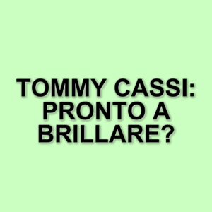 Tommy Cassi: il comico genovese che conquista il pubblico con "LOL - Chi ride è fuori 5"