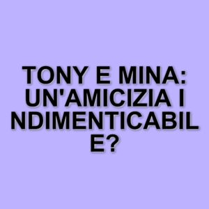 Tony Renis celebra Mina con un video emozionante per il suo 85° compleanno