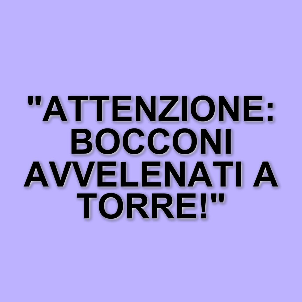 Torre del Greco: allerta per bocconi avvelenati, il sindaco emette un'ordinanza di sicurezza