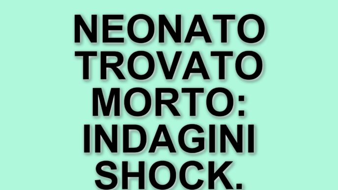 Tragedia a Bari: neonato trovato morto nella culla termica, indagini in corso