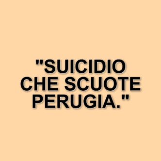Tragedia a Perugia: il suicidio di Andrea Prospero e le tensioni internazionali