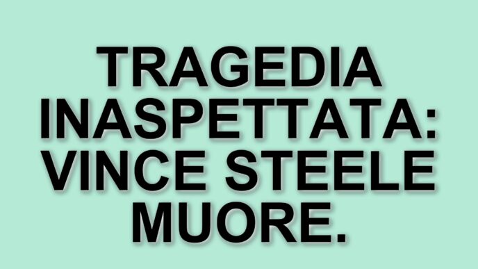 Tragedia nel wrestling: Vince Steele muore d'infarto durante un incontro a New Jersey