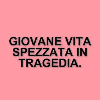 Tragico incidente a Latina: Davide Russo, 23 anni, perde la vita in un schianto mortale