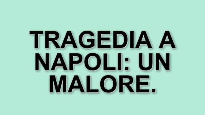 Tragico incidente a Napoli: portiere di Materdei perde la vita dopo un malore alla guida