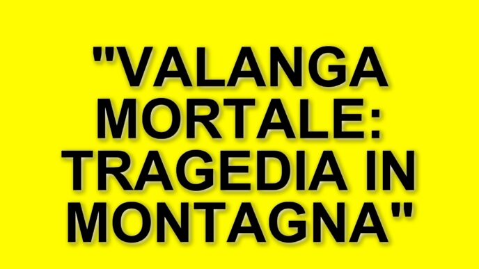 Tragico incidente in montagna: due alpinisti perdono la vita in una valanga sulle Dolomiti