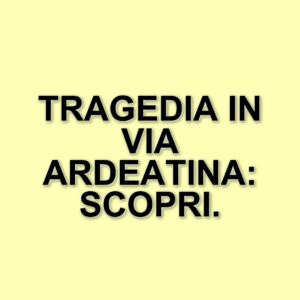 Tragico incidente in via Ardeatina: una donna di 56 anni perde la vita travolta da un'auto