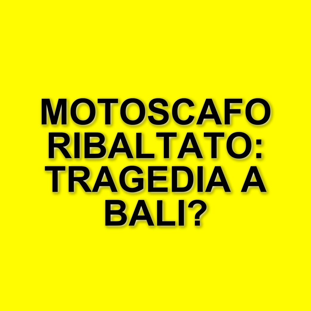 Tragico incidente marittimo a Bali: un motoscafo si ribalta e una turista perde la vita
