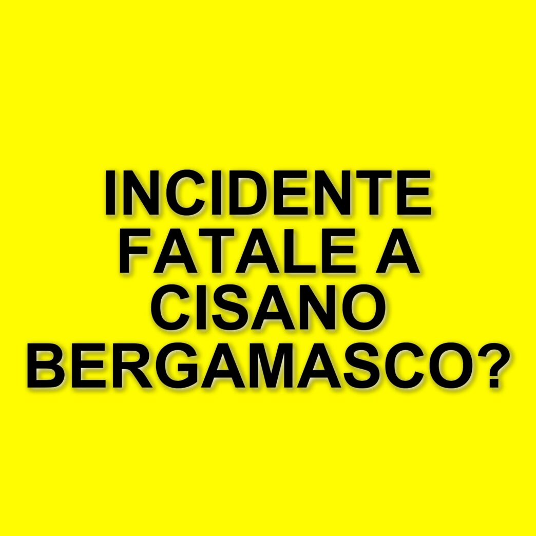 Tragico incidente stradale a Cisano Bergamasco: perde la vita Fabrizio Duca, 36 anni