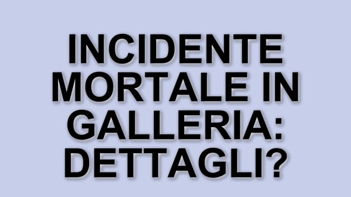 Tragico incidente stradale in galleria: due morti e cinque feriti nel Comasco