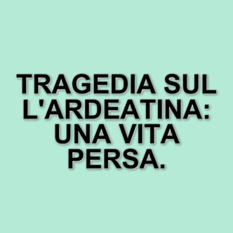 Tragico incidente sull'Ardeatina: Didina Toma, 56 anni, perde la vita travolta da un'auto