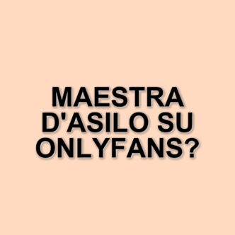 Treviso: maestra d’asilo sospesa dopo l’apertura di un profilo OnlyFans
