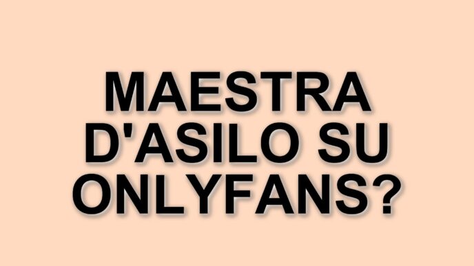 Treviso: maestra d’asilo sospesa dopo l’apertura di un profilo OnlyFans