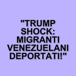 Trump pubblica video choc sui migranti venezuelani deportati: la reazione di Washington e di Bukele