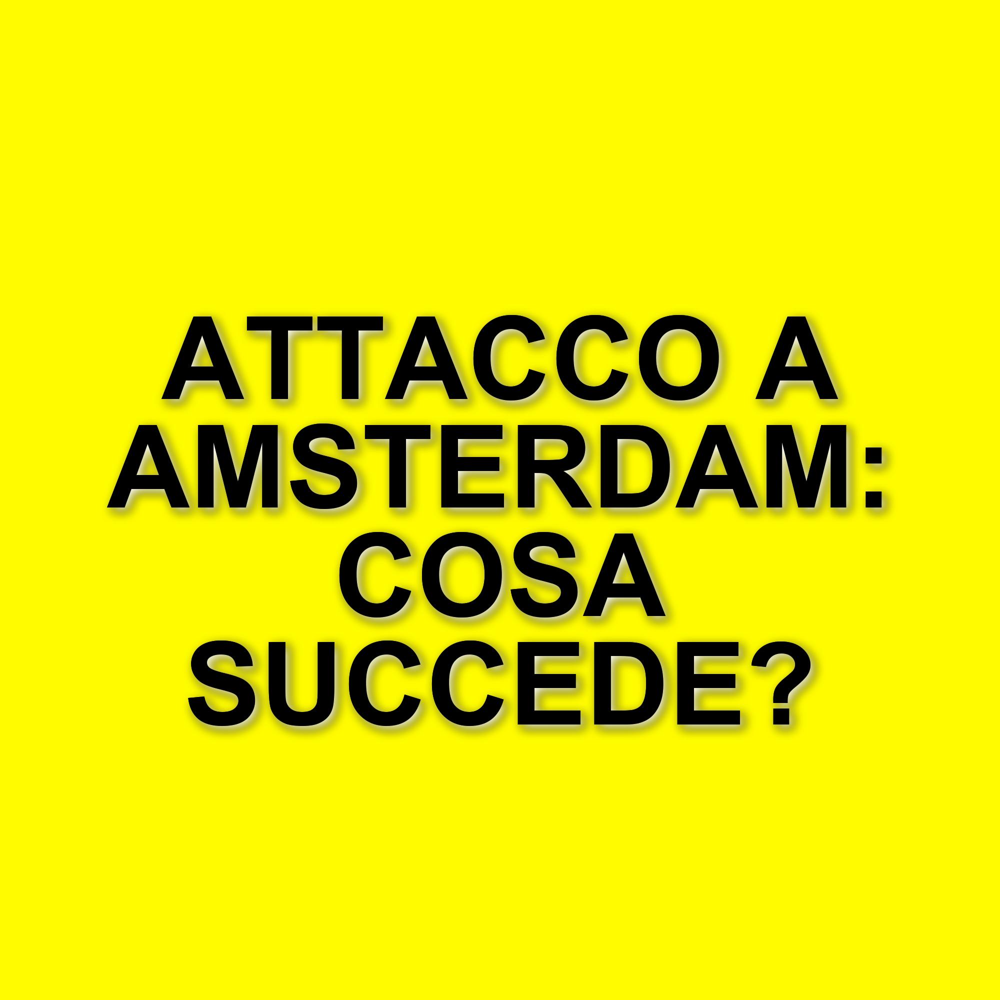 Attacco con coltello nel centro di Amsterdam: panico tra i cittadini e intervento delle autorità