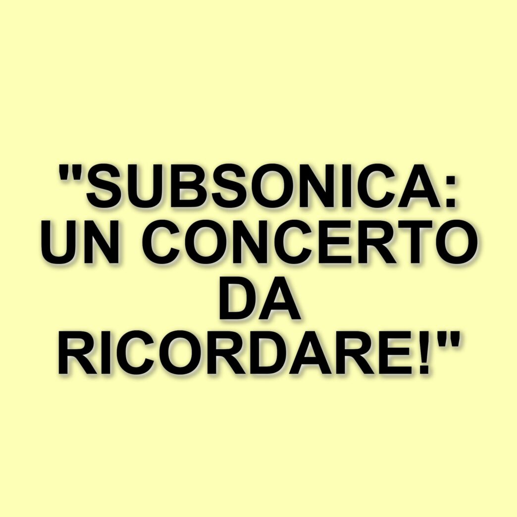 Un concerto indimenticabile: il guasto della tastiera dei Subsonica al Vox di Nonantola