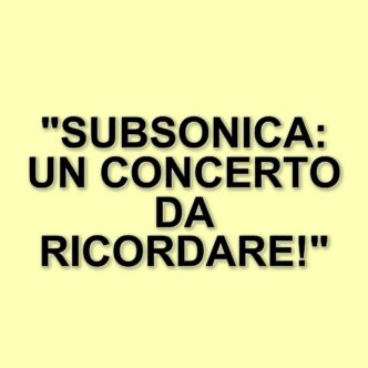 Un concerto indimenticabile: il guasto della tastiera dei Subsonica al Vox di Nonantola