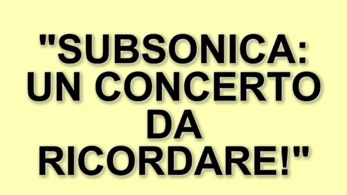 Un concerto indimenticabile: il guasto della tastiera dei Subsonica al Vox di Nonantola